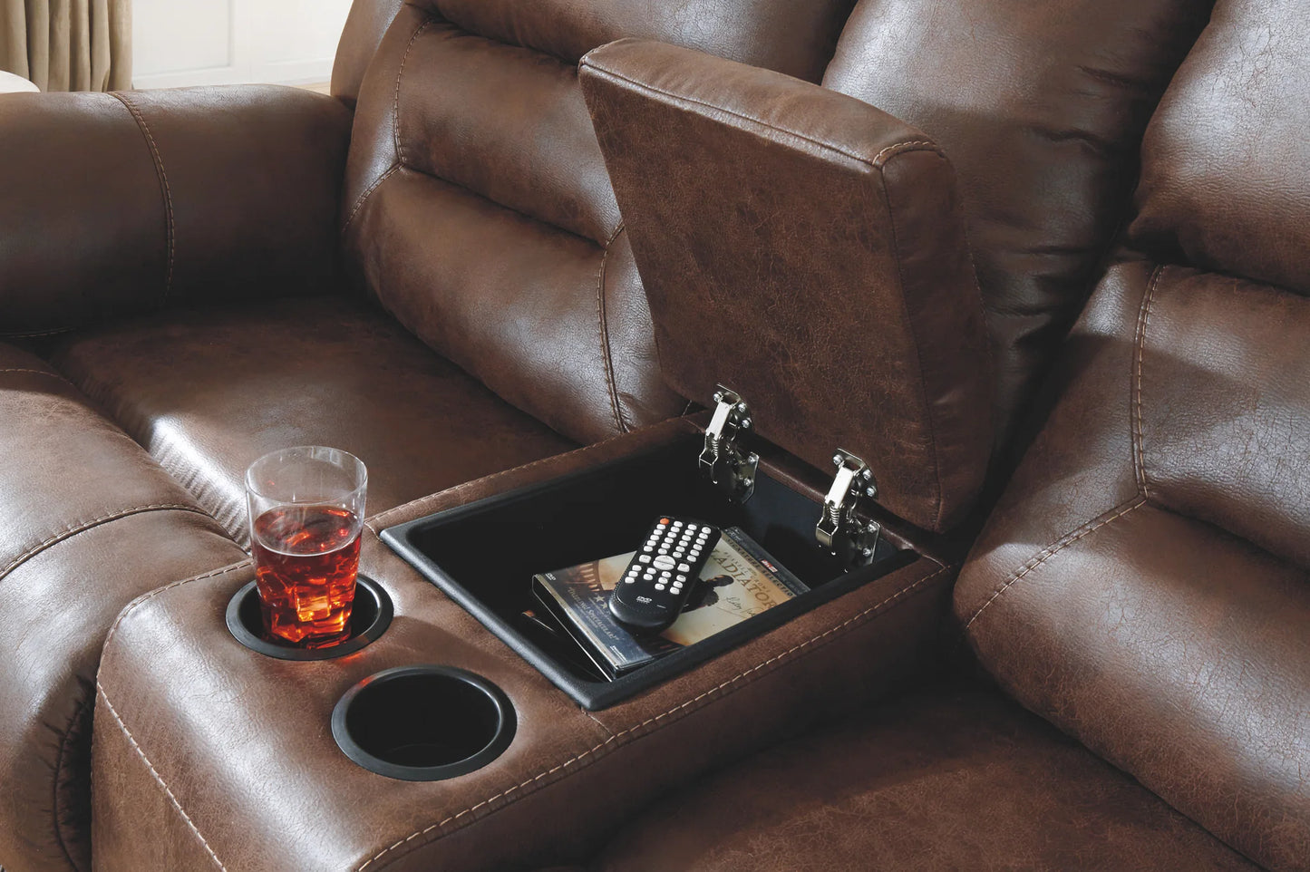 Stoneland - Chocolate - 2 Pc. - Reclining Sofa, Loveseat