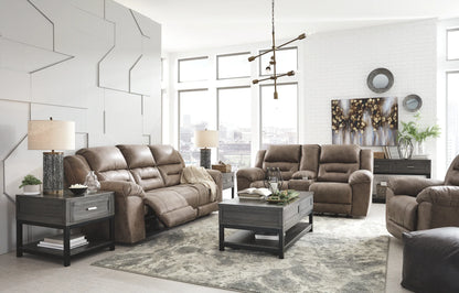 Stoneland - Fossil - 3 Pc. - Power Sofa, Loveseat, Rocker Recliner