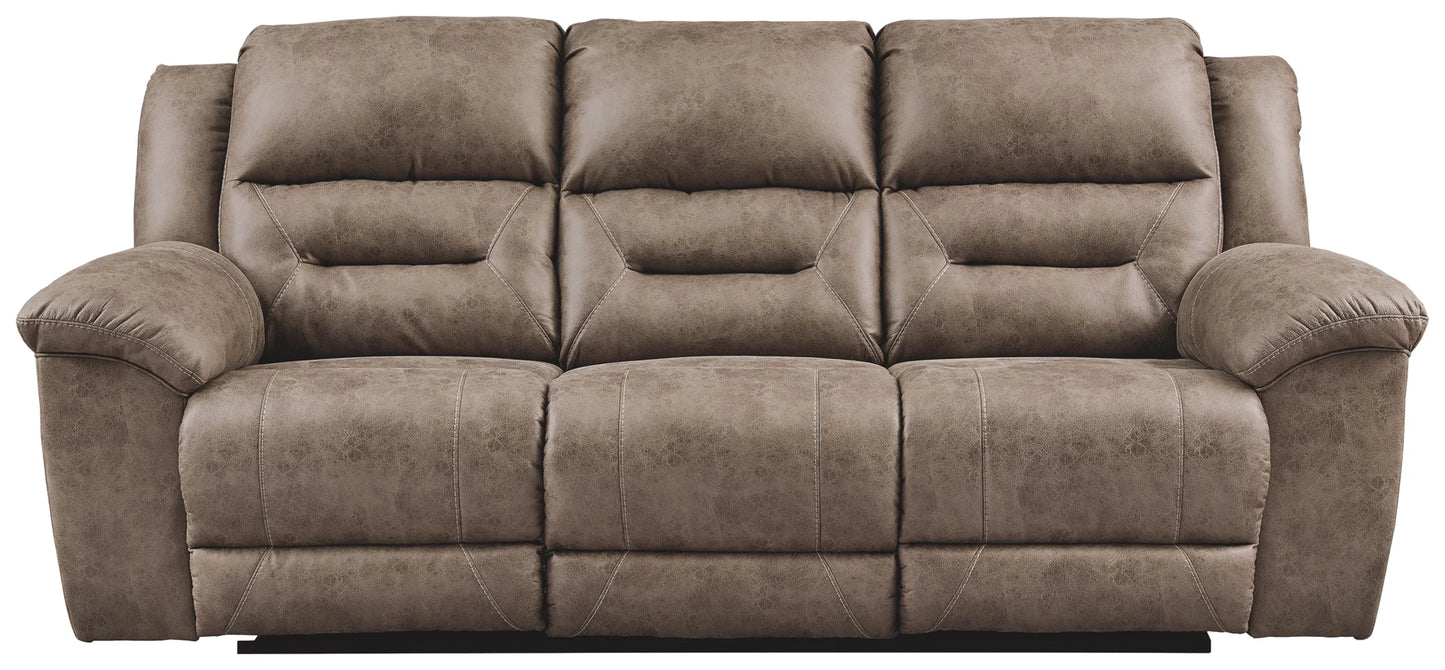 Stoneland - Light Brown - Reclining Power Sofa