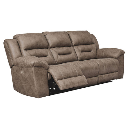 Stoneland - Light Brown - Reclining Power Sofa