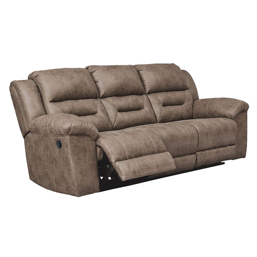 Stoneland - Light Brown - Reclining Sofa