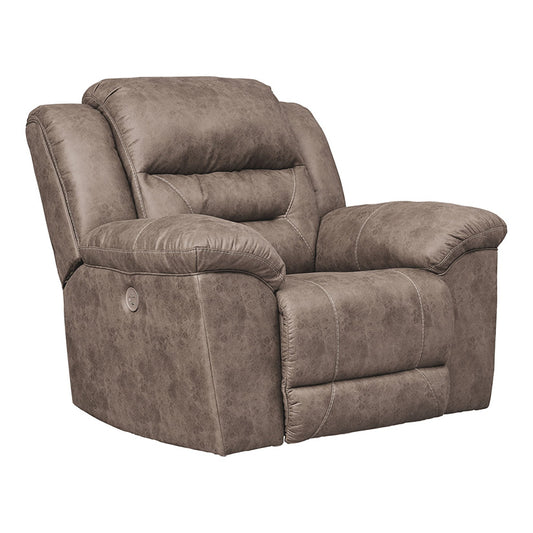 Stoneland - Light Brown - Power Rocker Recliner