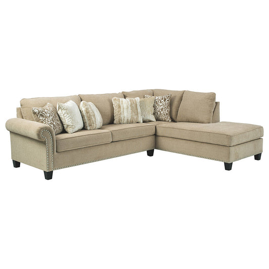 Dovemont - Putty - Right Arm Facing Corner Chaise 2 Pc Sectional