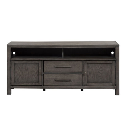 Modern Farmhouse - 66" Entertainment Console - Gray