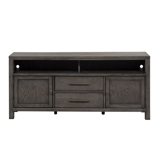 Modern Farmhouse - 66" Entertainment Console - Gray