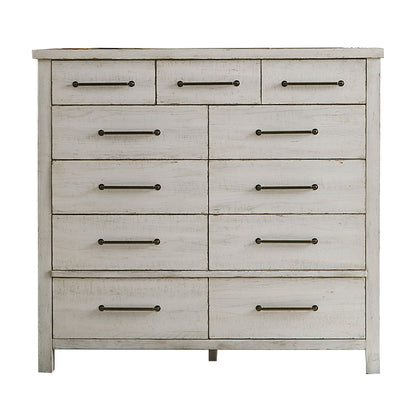 Modern Farmhouse - 11 Drawer Chesser - White