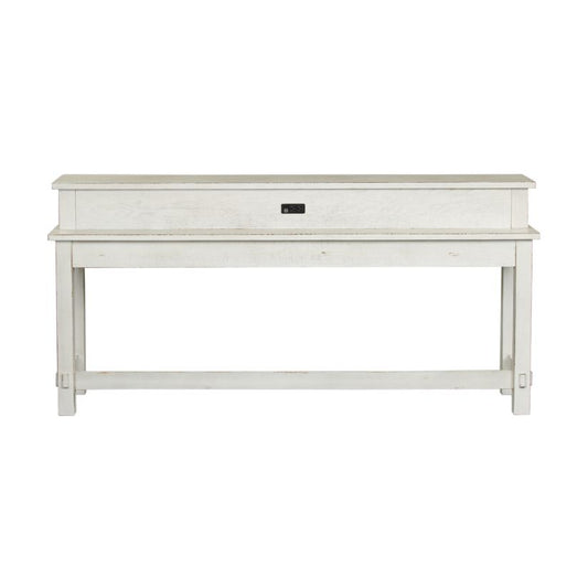 Modern Farmhouse - Console Bar Table - White