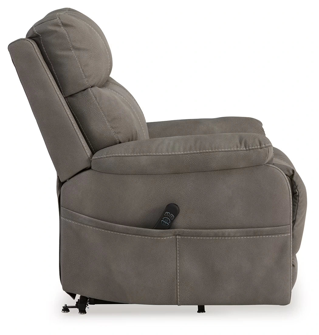 Next-gen Durapella - Slate - Power Lift Recliner