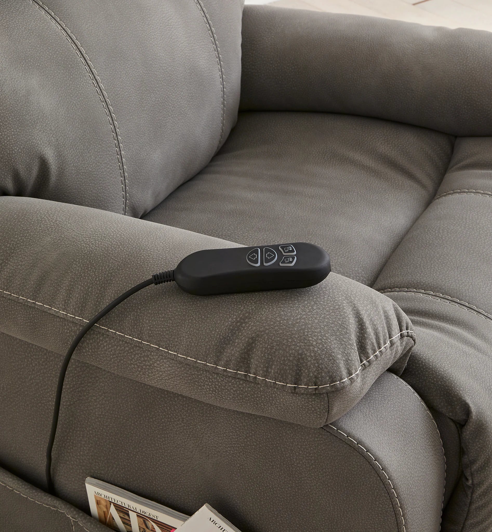 Next-gen Durapella - Slate - Power Lift Recliner