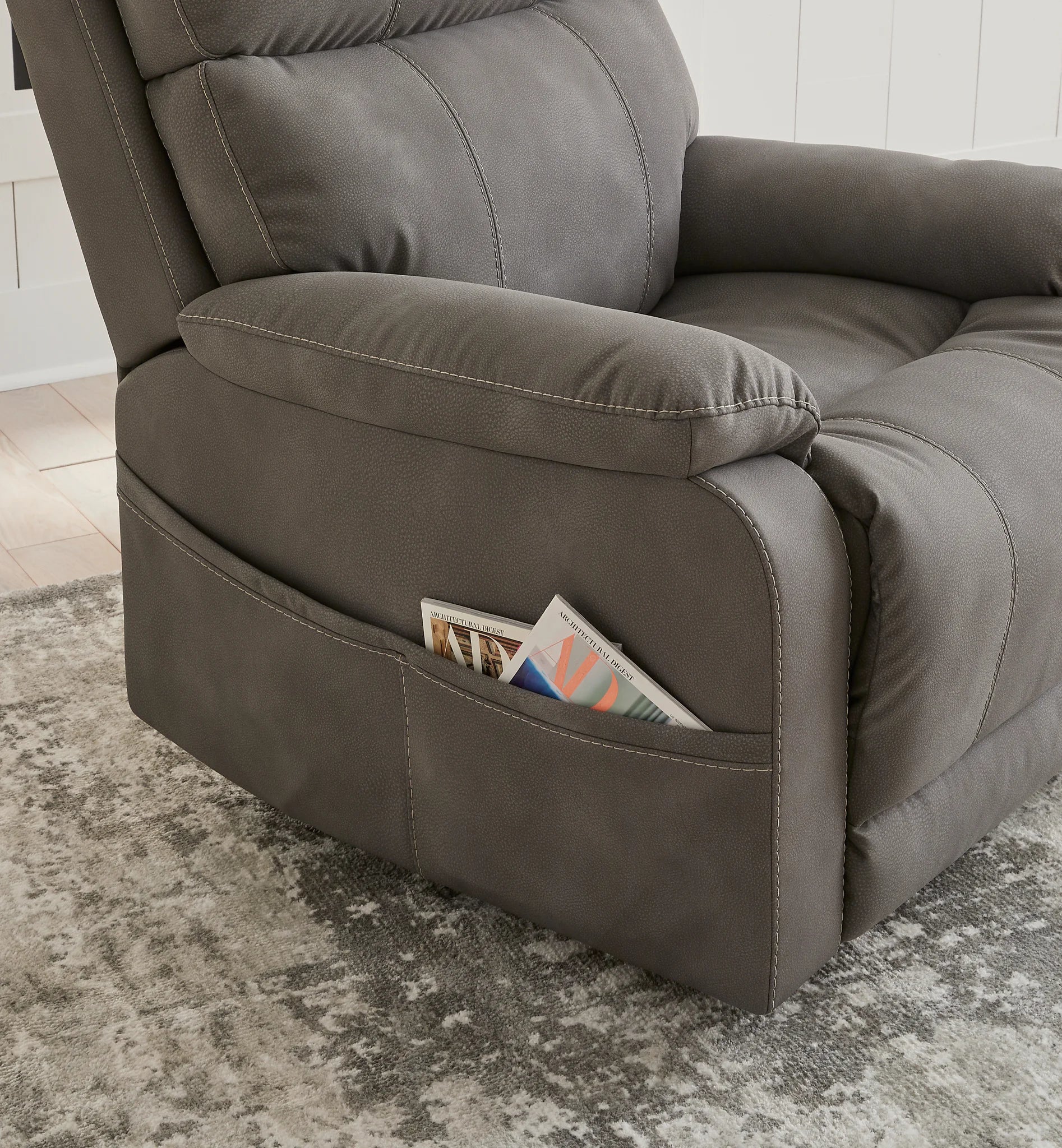 Next-gen Durapella - Slate - Power Lift Recliner