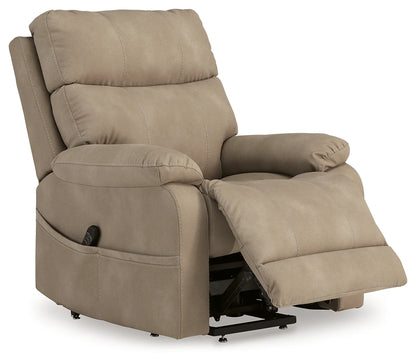 Next-gen Durapella - Sand - Power Lift Recliner