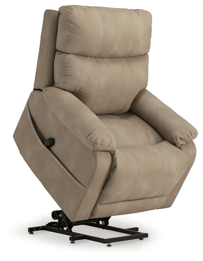 Next-gen Durapella - Sand - Power Lift Recliner