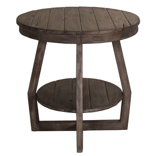 Hayden Way - End Table - Washed Gray