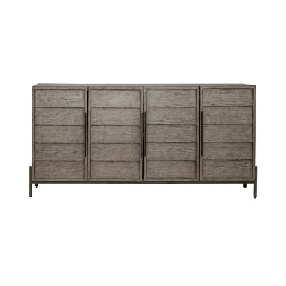 Pelicans Buff - 74" Accent TV Console - Gray