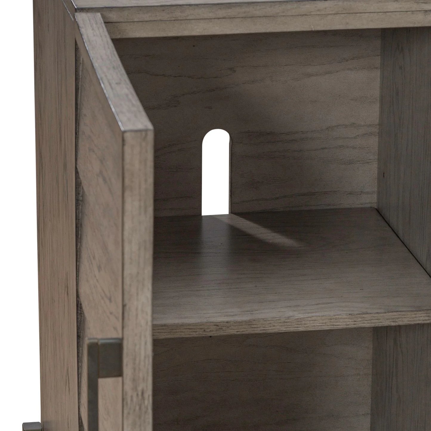 Pelicans Buff - 74" Accent TV Console - Gray