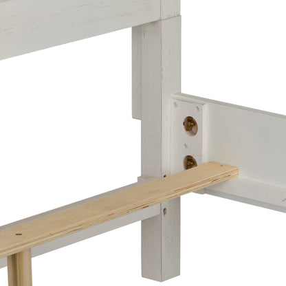 Allyson Park - King Panel Bed - White