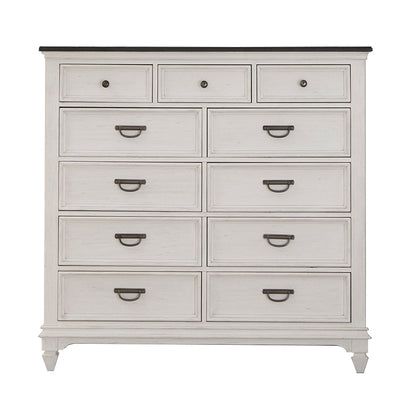 Allyson Park - 11 Drawer Chesser - White