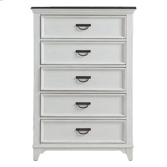 Allyson Park - 5 Drawer Chest - White