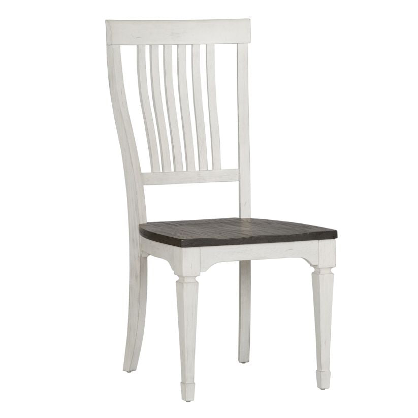 Allyson Park - Slat Back Side Chair - White