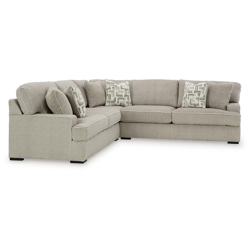 Lelandwood - Sisal - 3-Piece Sectional