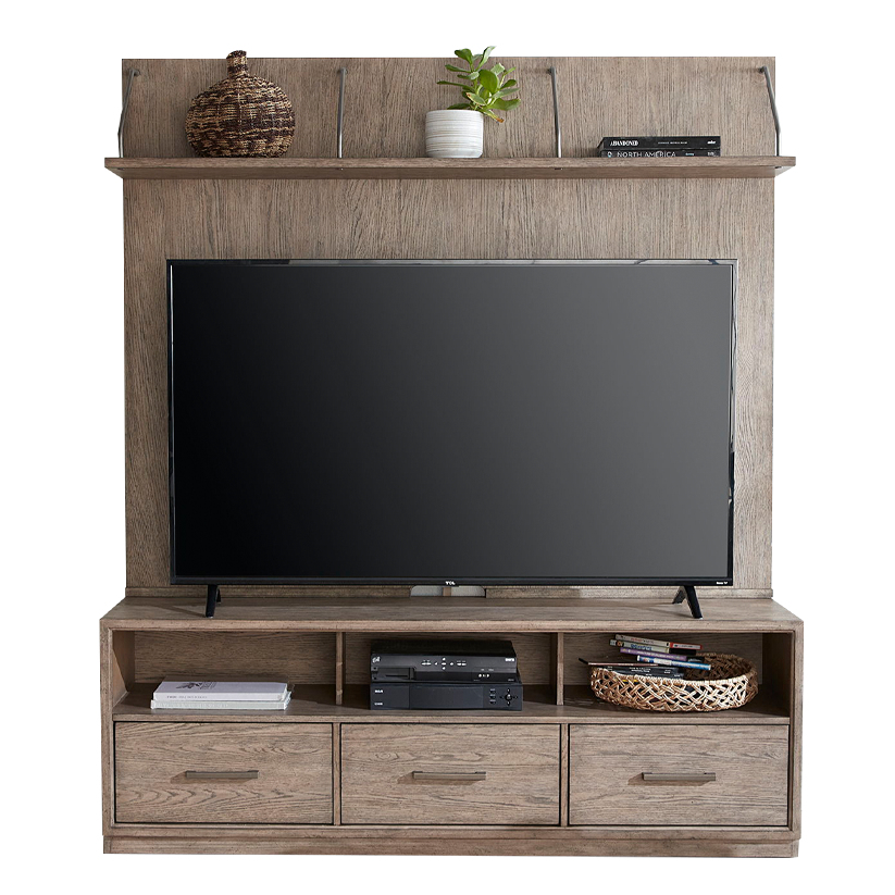 City Scape - Entertainment Center - Burnished Beige