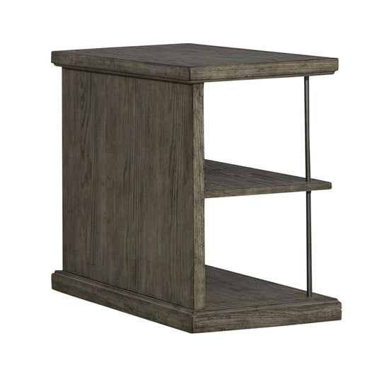 City Scape - Chair Side Table - Burnished Beige