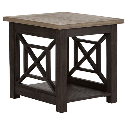 Heatherbrook - End Table - Black