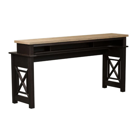 Heatherbrook - Console Bar Table - Black