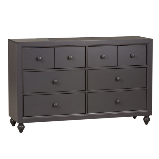 Cottage View - 6 Drawer Dresser - Dark Gray