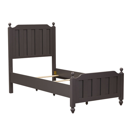 Cottage View - Full Panel Bed - Dark Gray