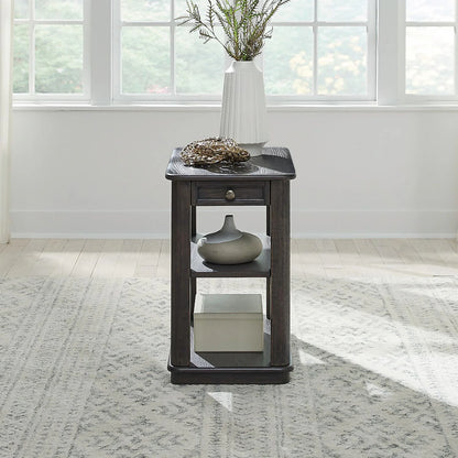 Wallace - Chair Side Table - Brown