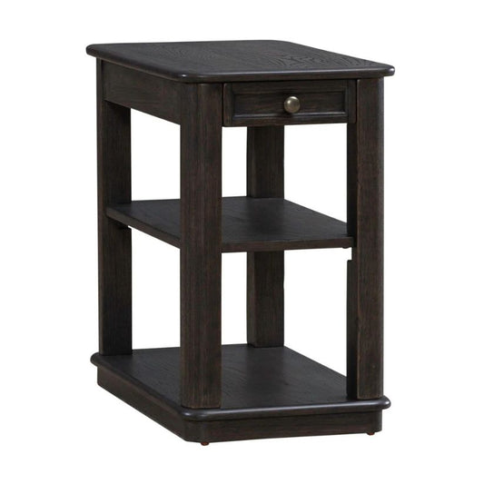Wallace - Chair Side Table - Brown