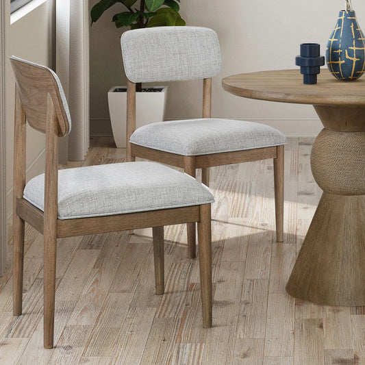 Briarcrest - Upholstered Panel Back Side Chair (RTA) - Tobacco