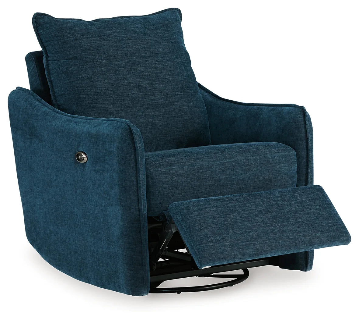 Mcburg - Navy - Swivel Power Recliner 2