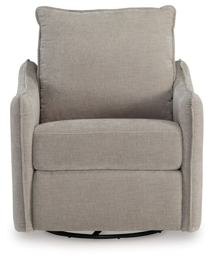 Mcburg - Taupe - Swivel Power Recliner