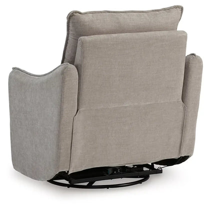 Mcburg - Taupe - Swivel Power Recliner