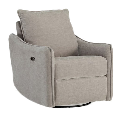 Mcburg - Taupe - Swivel Power Recliner