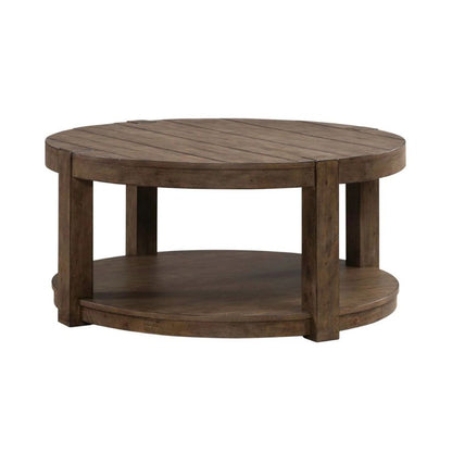 Broadmore - Round Cocktail Table - Brown