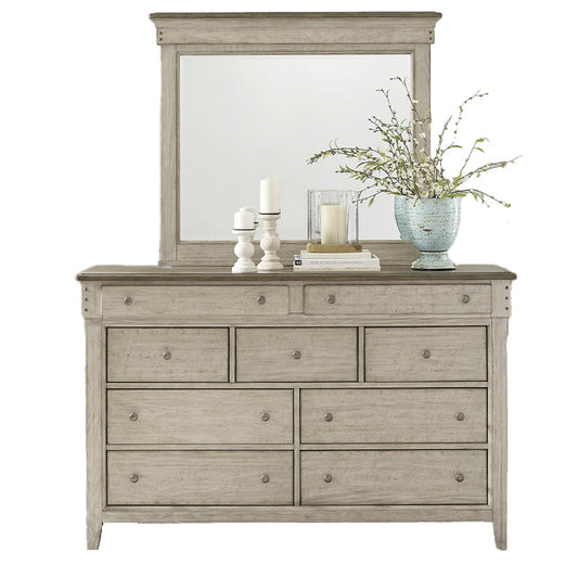 Ivy Hollow - Dresser & Mirror - White