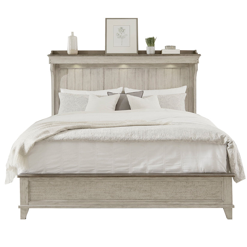 Ivy Hollow - Queen Mantle Bed - White