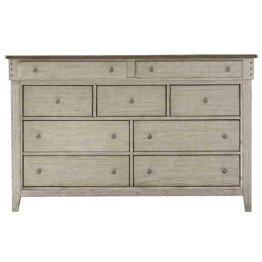 Ivy Hollow - 9 Drawer Dresser - White