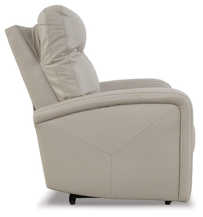 Ryversans - Dove Gray - Pwr Recliner / Adj Headrest