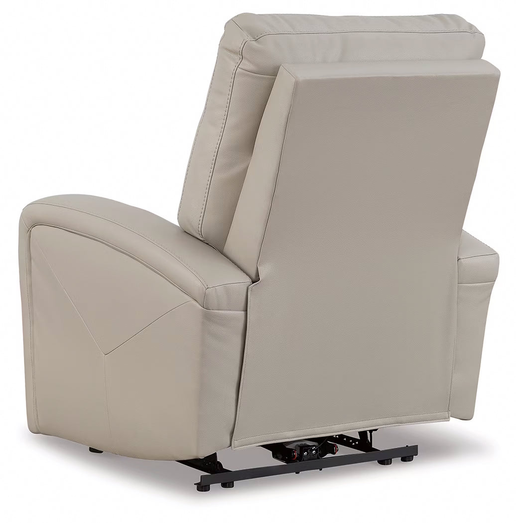 Ryversans - Dove Gray - Pwr Recliner / Adj Headrest