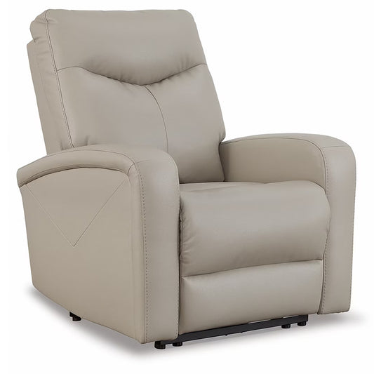 Ryversans - Dove Gray - Pwr Recliner / Adj Headrest