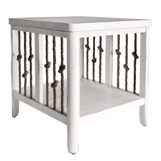 Dockside - End Table - White