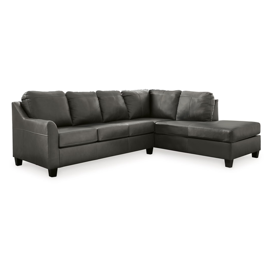 Valderno - 2-Piece Sectional With Raf Corner Chaise - Fog