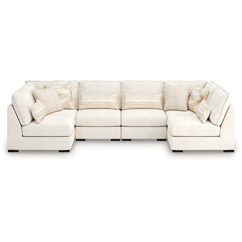Donelson Creek - Vanilla - 6-Piece Sectional