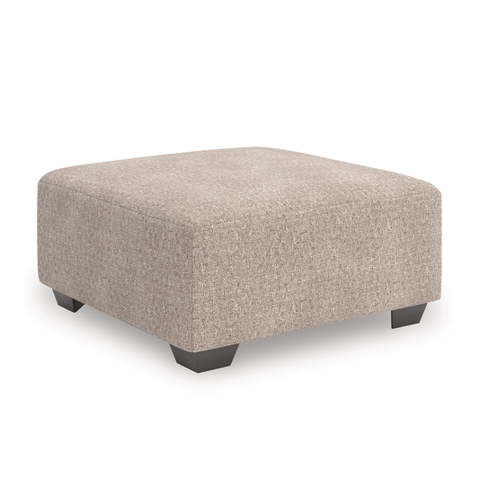 Newellen - Oversized Accent Ottoman - Beige