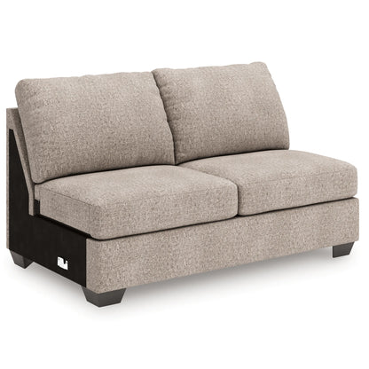 Newellen - 3-Piece Sectional With Double Chaise - Beige