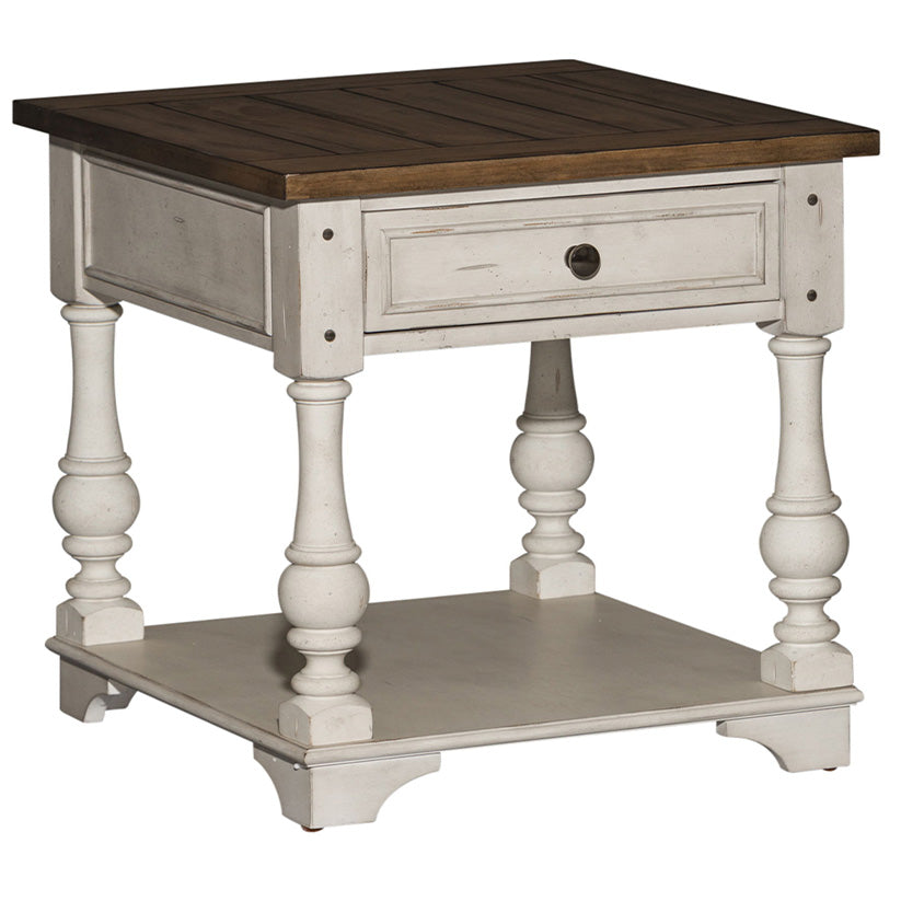 Morgan Creek - End Table - White